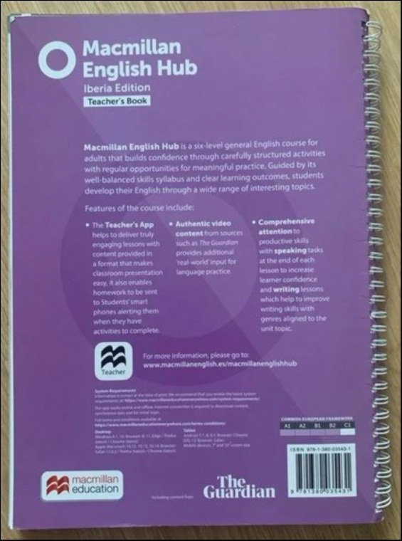 Bachillerato 1º y 2º Inglés Macmillan English Hub C1