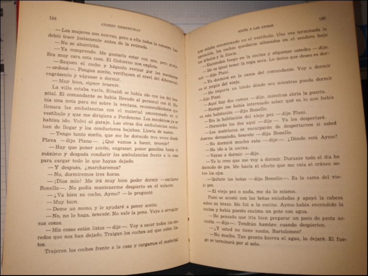 ADIÓS A LAS ARMAS (ERNEST HEMINGWAY)