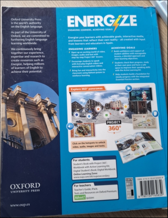 Energize Student´s Book 1ºESO Oxford